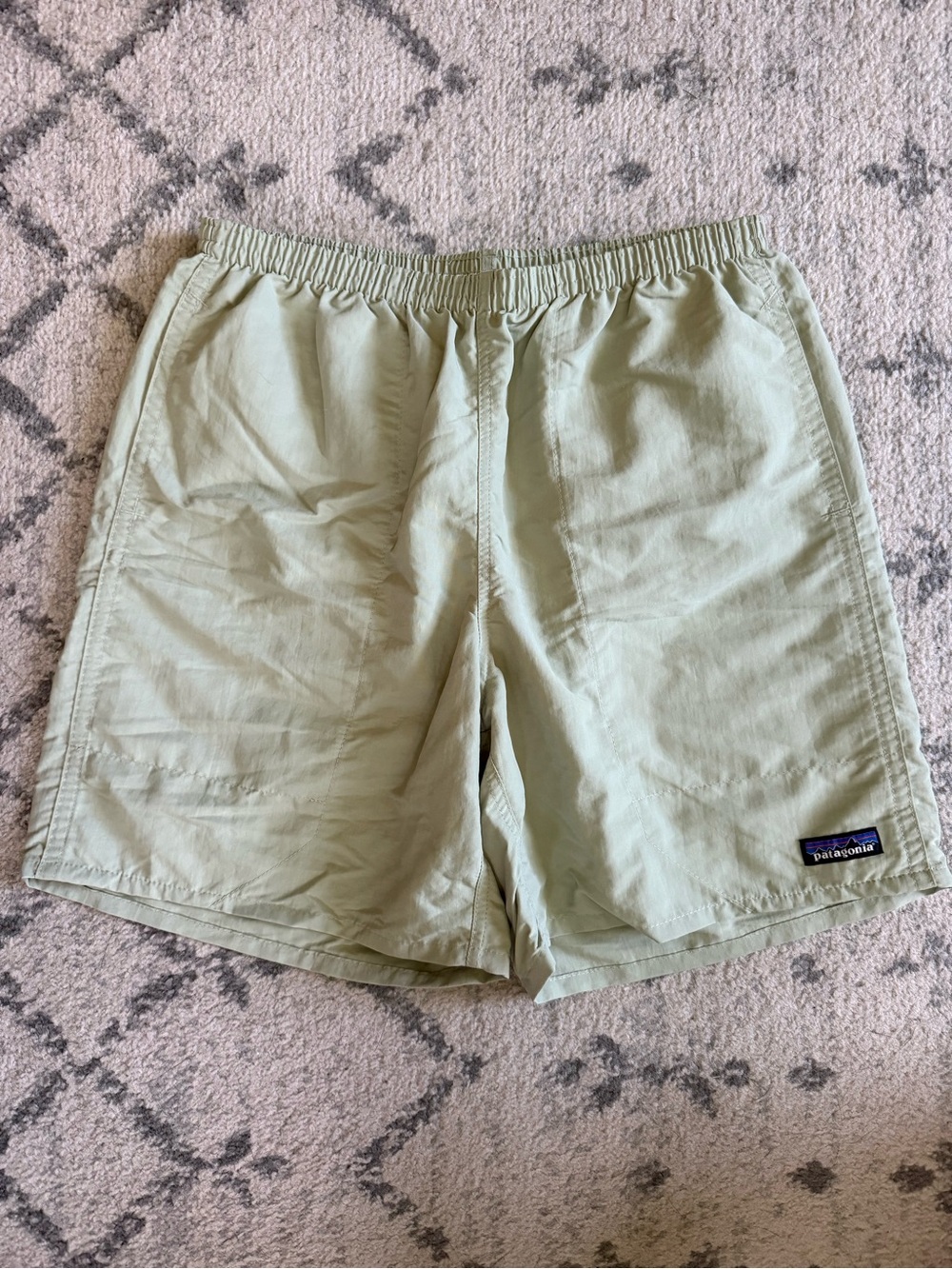 Patagonia Baggies 7-Inch Men's Light Green Swim Shorts